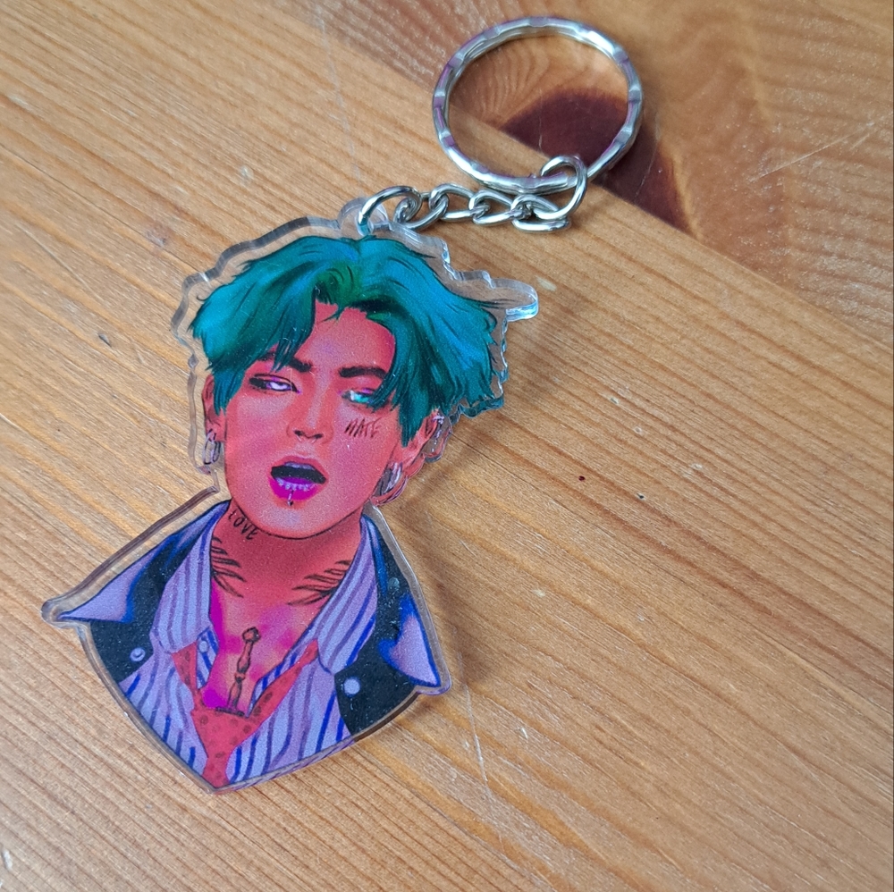 NCT Taeyong art keychain